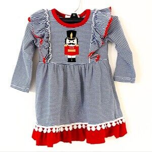 Marie Nicole Christmas Nutcracker Long Sleeve dress